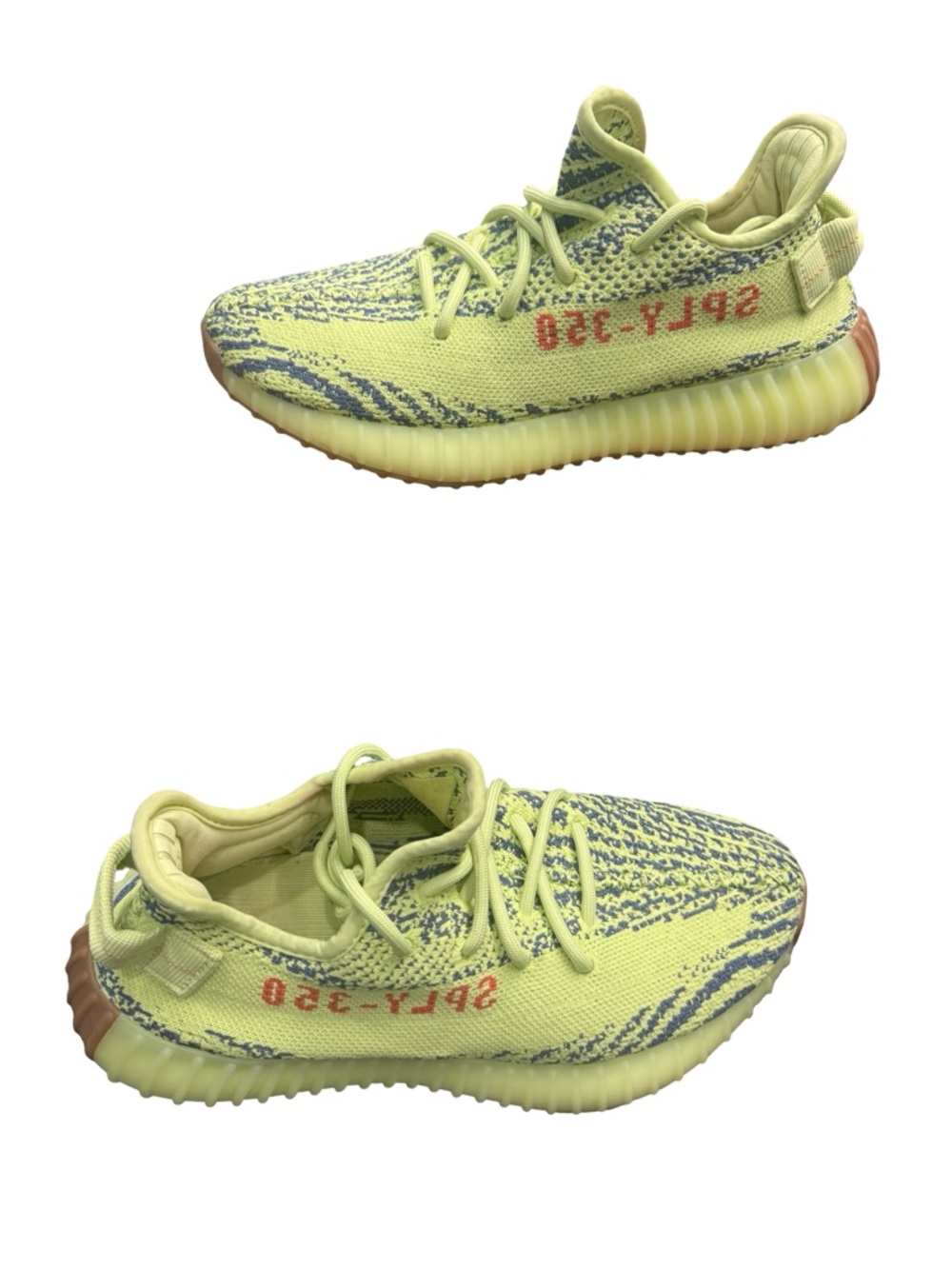 Adidas Yeezy Boost 350 V2 Semi Frozen Yellow Mens 6.5 OG Box EUC Rare